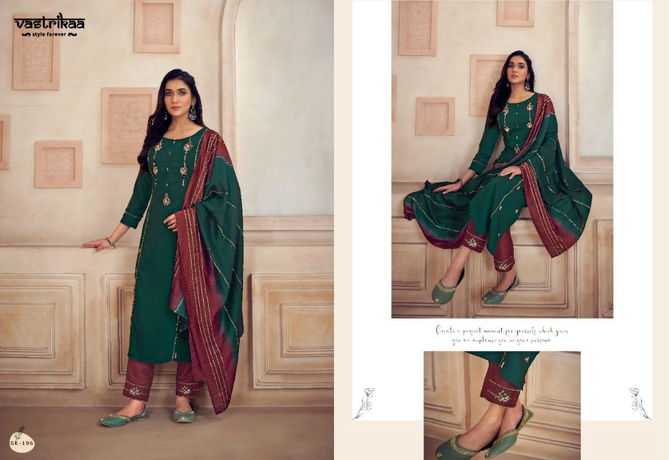  Mayra 1 Fancy Festive Wear Chinon Silk Readymade Suit Collection